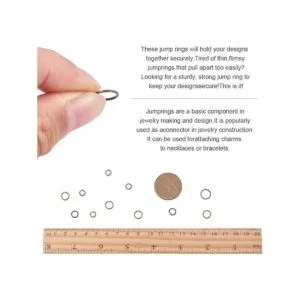 PandaHall Elite 730 anillos de latón abiertos sin soldar