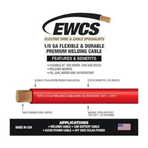 EWCS Cable de soldadura extra flexible de calibre 10 de_3