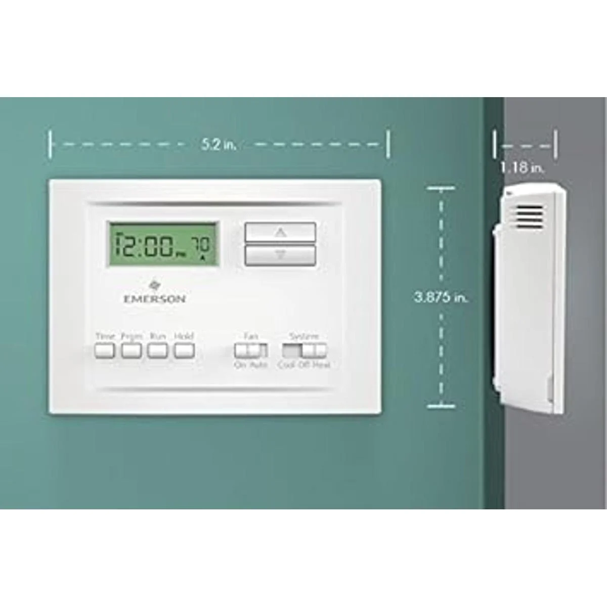 Emerson P150 Termostato programable de 5 a 2 días_3