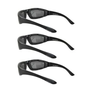OWL Gafas de montar acolchadas lentes ahumadas paquete_2