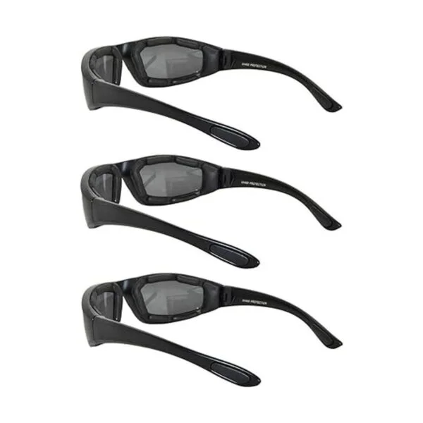OWL Gafas de montar acolchadas lentes ahumadas paquete_2