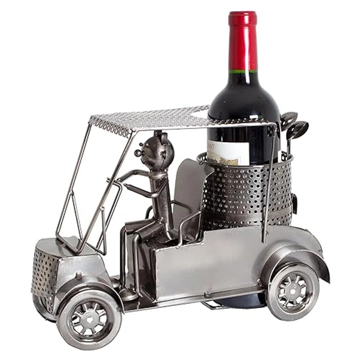 BRUBAKER Soporte para botella de vino estatua de