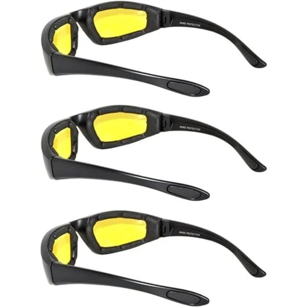 OWL Gafas de equitación acolchadas Lente amarilla_3