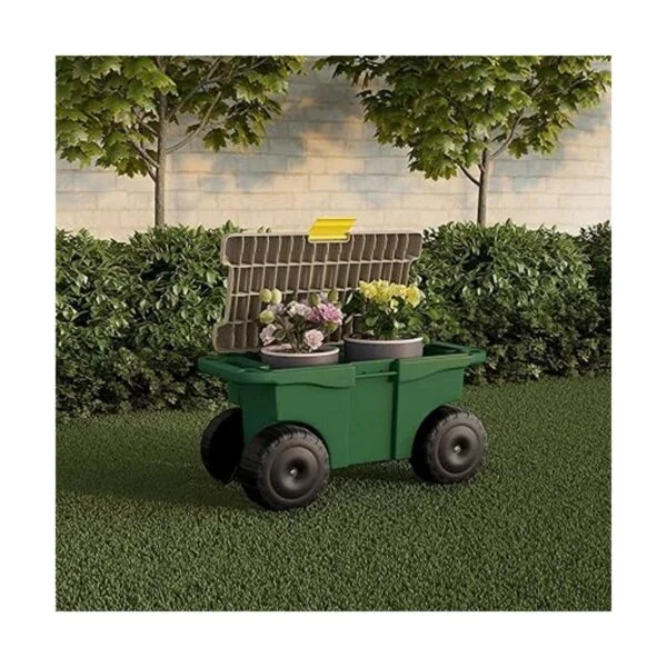 Pure Garden Carrito de jardín utilitario Cubo de_6