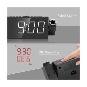 Radio reloj despertador con visualización LED de 1.8_2