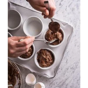 Bellemain 4 oz. Cazoletas de porcelana 6 unidades