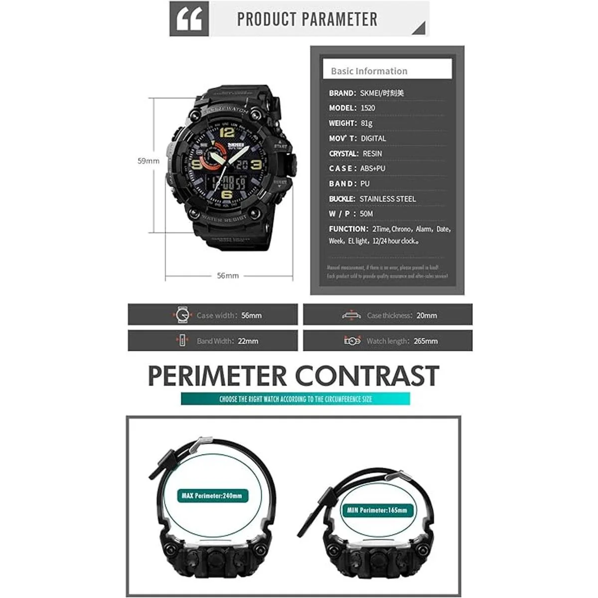 Relojes para hombre multifunción reloj deportivo militar_6