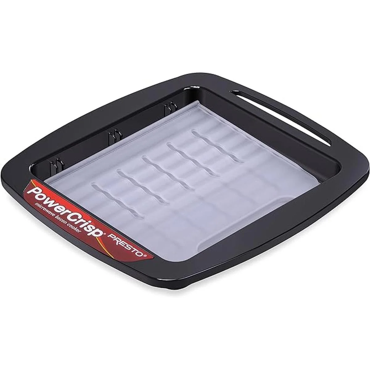 Presto 05101 Olla de tocino para microondas color negro_4