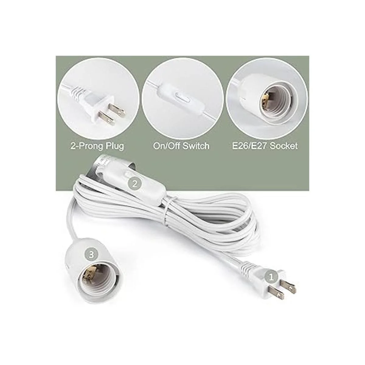 JACKYLED Cable de extensión para linterna colgante_4