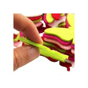 SummerRay 100pcs colorido fieltro mariposa troquelado adorno_4