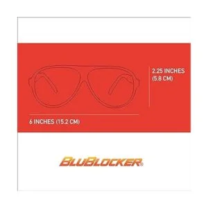Aviator Blublocker Gafas de sol polarizadas Cristal Negro