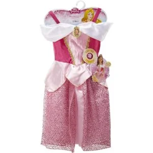 Disney Disfraz de princesa Aurora vestido brillante_5