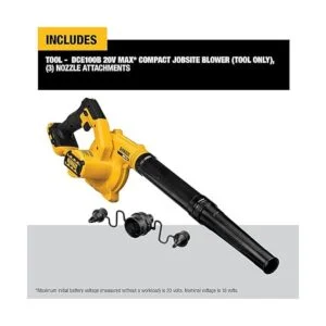 DeWalt DCE100B 20 V Max soplador compacto Jobsite_2