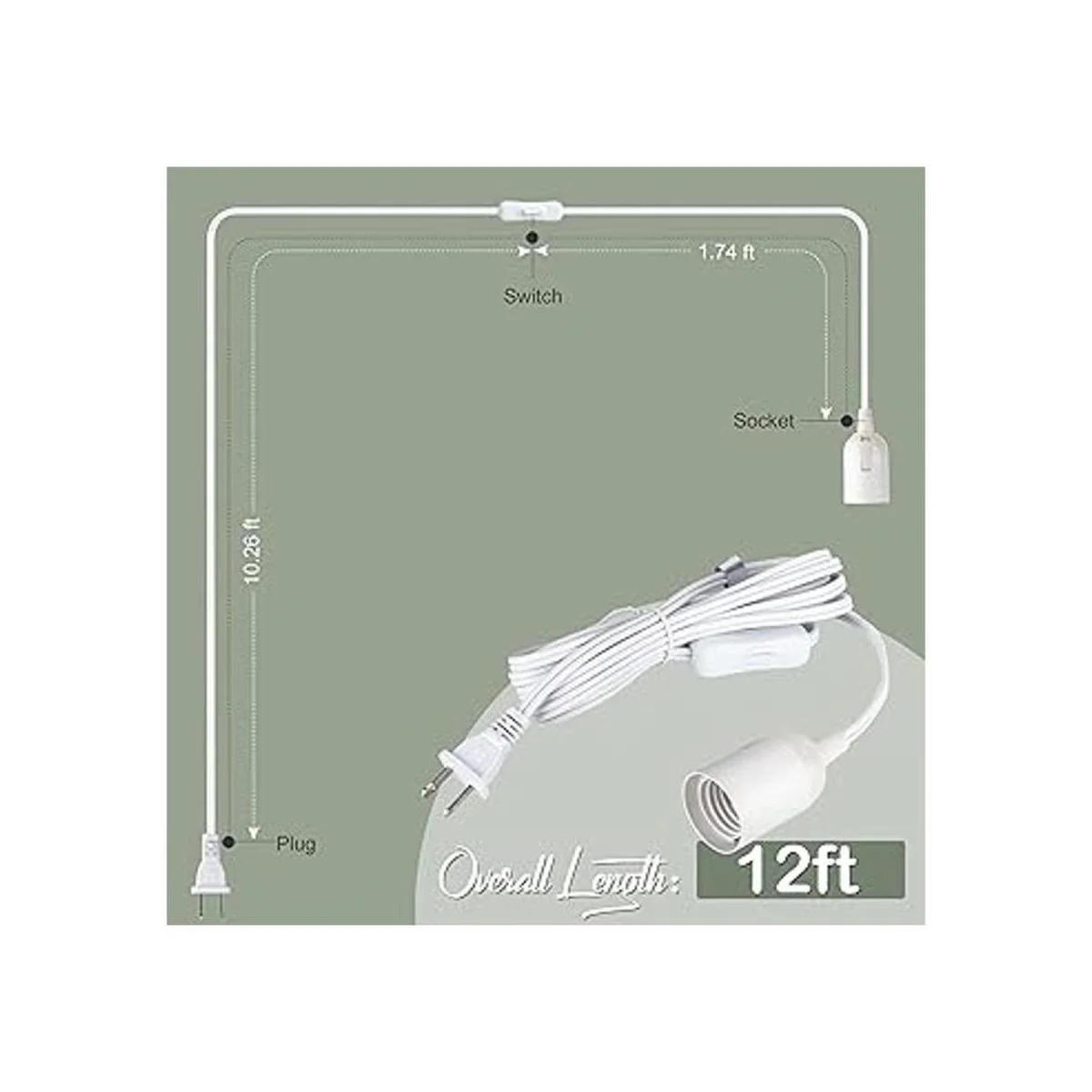 JACKYLED Cable de extensión para linterna colgante_2