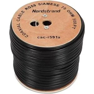 RG59 Cable coaxial siamés de 500 pies cable CCTV para_3