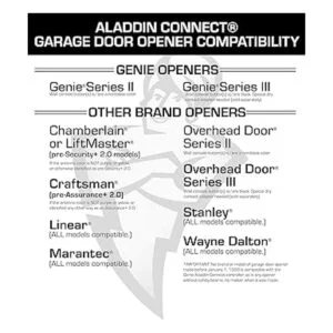 Genie Aladdin Connect. Dispositivo inteligente controlador_6