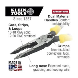 Klein Tools J2078CR Alicate multiuso con pelacables._2