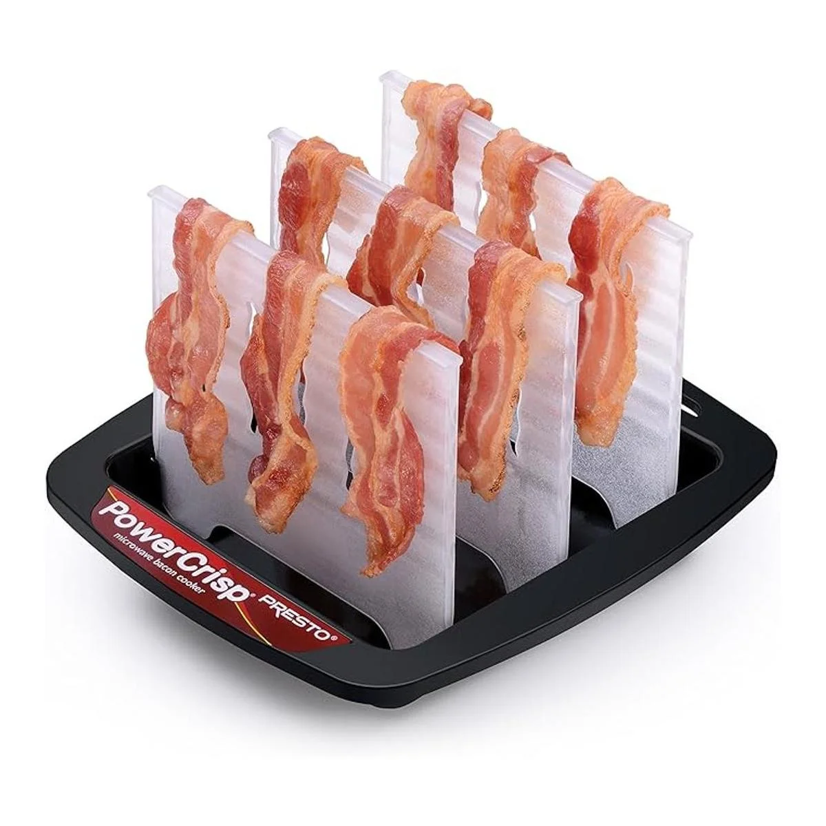 Presto 05101 Olla de tocino para microondas color negro_2