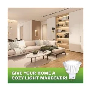 Bioluz Paquete de 5 bombillas LED MR16 regulables de 50