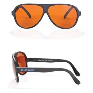 Aviator Blublocker Gafas de sol polarizadas Cristal Negro