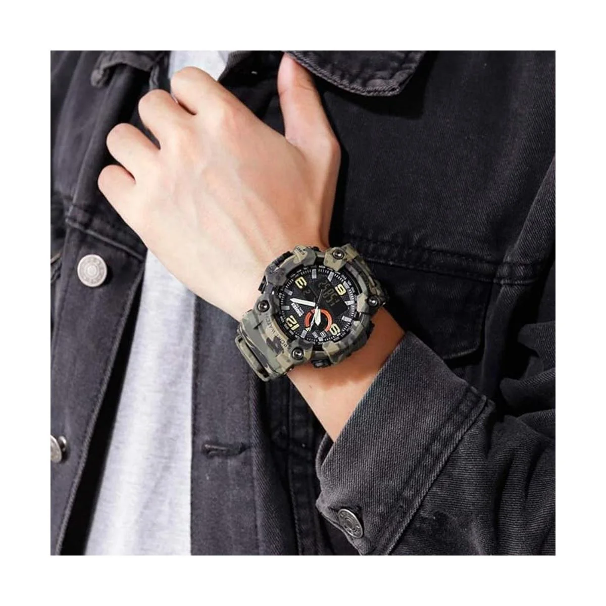 Relojes para hombre multifunción reloj deportivo militar_3