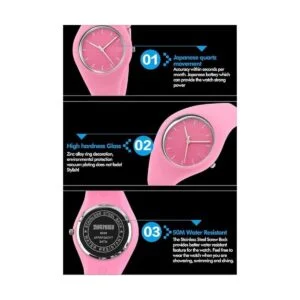 Gosasa Correa de silicona de estilo simple casual para