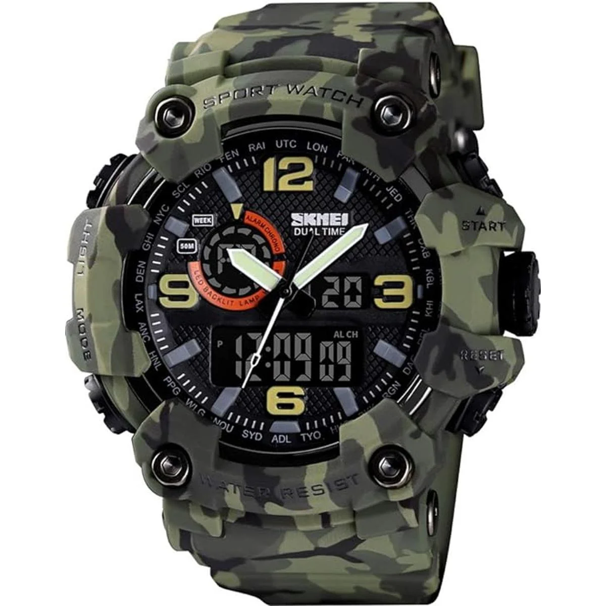 Relojes para hombre multifunción reloj deportivo militar_2