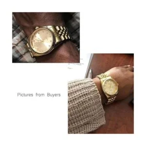 Fq043 Reloj de pulsera de cuarzo de acero inoxidable_3