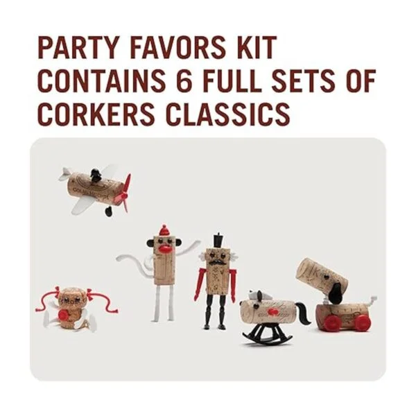 Corkers Classic Toys Accesorios de vino regalo novedoso