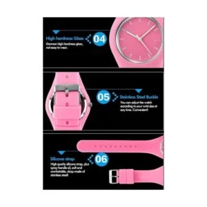 Gosasa Correa de silicona de estilo simple casual para