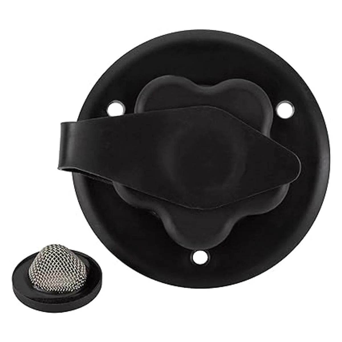 Brida de metal para entrada de agua con válvula de_3