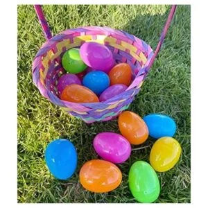 GiftExpress Huevo de Pascua de plástico 50 piezas ideal_2