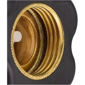 Brida de metal para entrada de agua con válvula de_4