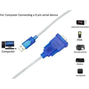 DTECH Cable adaptador de serie USB a RS232 DB9 hembra_6