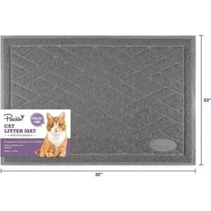 Pawkin Alfombrilla para arena de gato diseño patentado_6