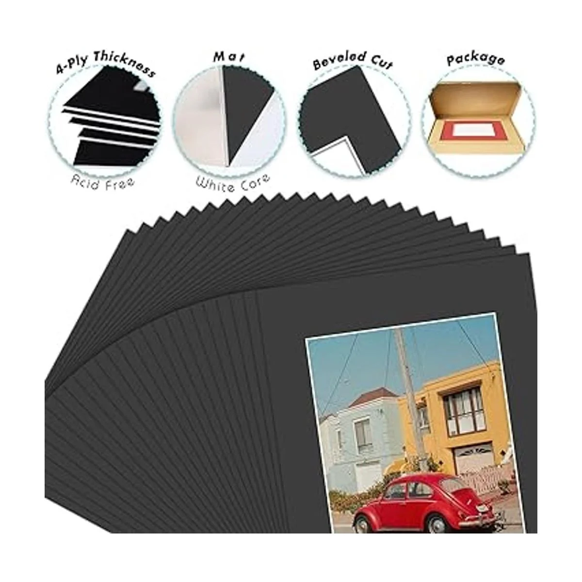 Juegos completos de paspartú 11 x 14.