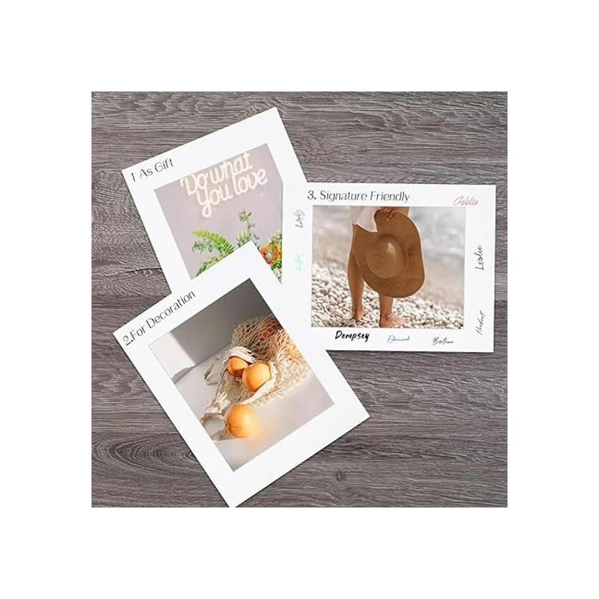 Golden State Art Paquete de 10 alfombrillas para fotos de_4