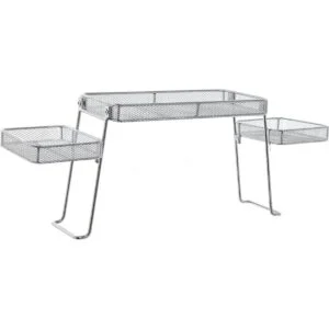 MyGift Chrome Plated Metal Over The Sink Organizer with 3_3