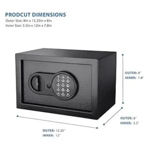 Barska Caja fuerte compacta para teclado_4