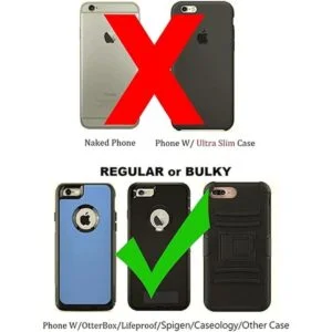 AISCELL Funda de transporte con clip para Moto One 5G One_2