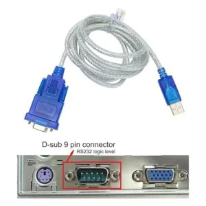 DTECH Cable adaptador de serie USB a RS232 DB9 hembra_2