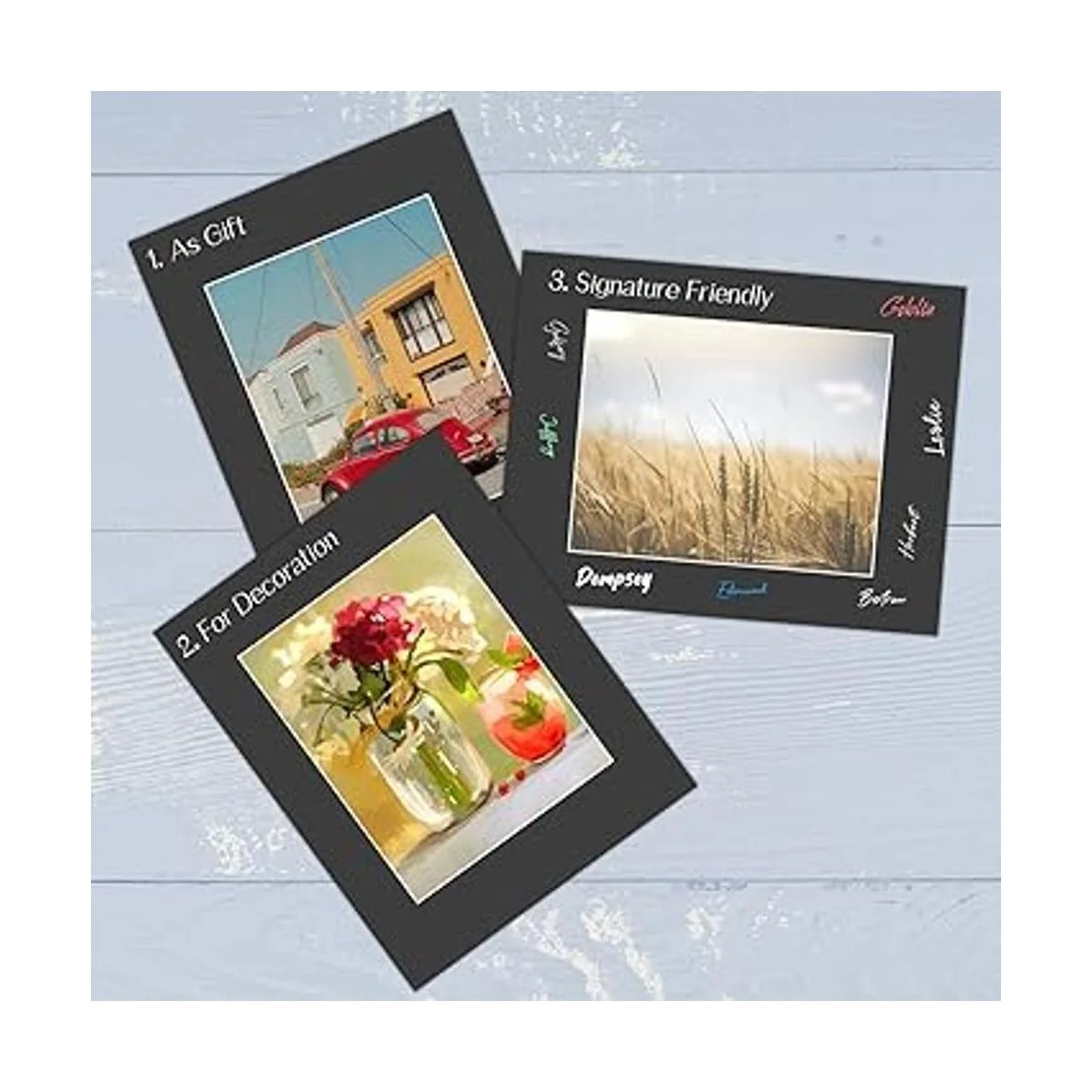 Juegos completos de paspartú 11 x 14.