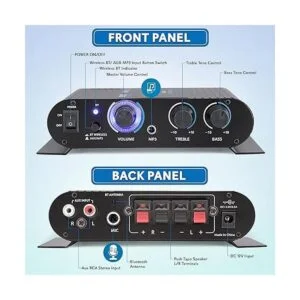 Pyle PFA330BT mini amplificador inalámbrico estéreo_2