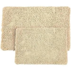 Bedford Home Juego de tapete de baño afelpado con espuma_1