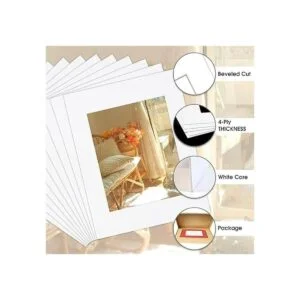 Golden State Art Paquete de 10 alfombrillas para fotos de_3