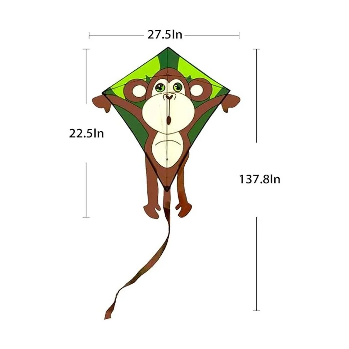 HENGDA KITE Cometas de mono de dibujos animados para niños_2