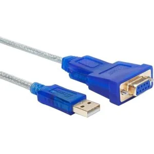 DTECH Cable adaptador de serie USB a RS232 DB9 hembra_1