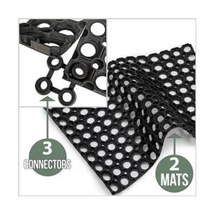 SafetyCare Tapete para piso resistente flexible de goma_2