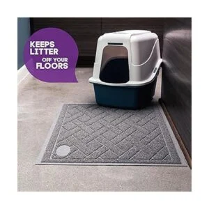 Pawkin Alfombrilla para arena de gato diseño patentado_3