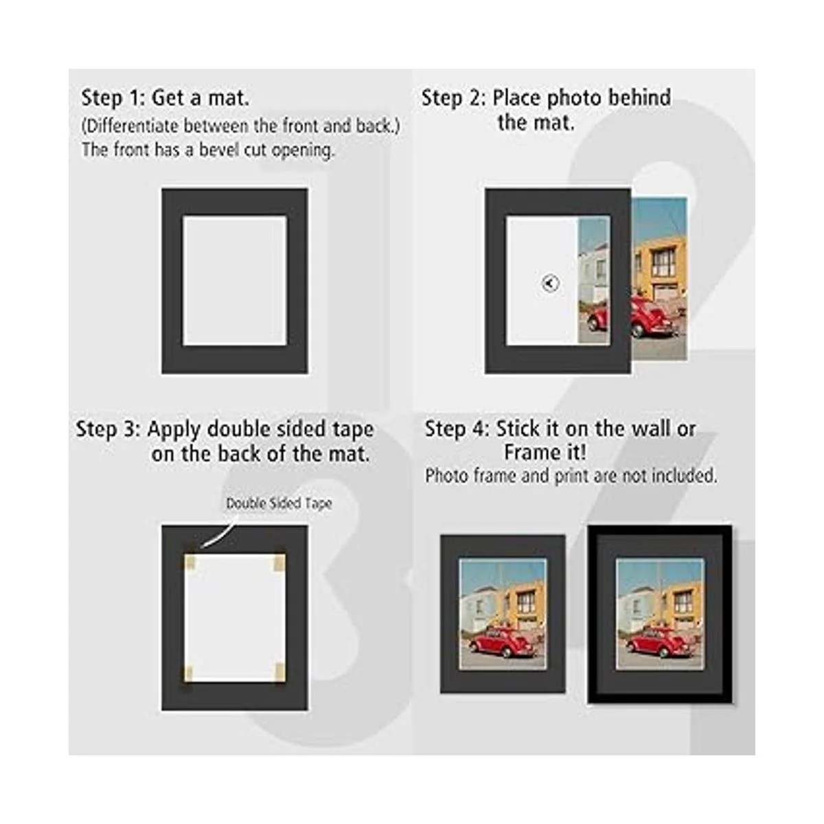 Juegos completos de paspartú 11 x 14.